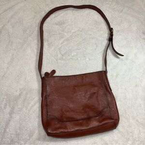 Elegant Brown Leather Women's Bag